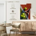 thumbnail image 5 of Elephant Stock Game Of Tennis Wall Art - Vertical Canvas Wall Art - Living Room Wall Decor - Sports Canvas - Green And Orange Decor - 26" x 39", 5 of 8
