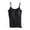 Black, variant on Women's Padded Tank Tops Built in Bra Sleeveless Yoga Sports Camisoles Casual Undershirts, Black Xl