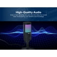 thumbnail image 6 of Emerson USB Gaming & Streaming Microphone with RGB Lighting with Tap-to-Mute, 6 of 11