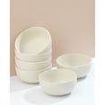 thumbnail image 3 of JoyJolt  Mesa 6-Piece Stoneware Soup Bowls Set - 23 oz Linen, 3 of 8