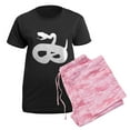thumbnail image 5 of CafePress - White Snake Women's Dark Pajamas - Women's Short Sleeve Print T-Shirt and Pants Dark Cotton Pajama Set, 5 of 7