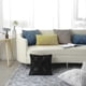 thumbnail image 4 of Set Of 2 Faux Fur Cushion Covers 45x45 Cm, Decorative Soft Plush Fluffy Velvet Cushion Cover 18x18 Inch,square Boho Neutral,for Sofa,white, 4 of 5