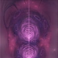 thumbnail image 1 of Ahgly Company Machine Washable Indoor Square Transitional Orchid Purple Area Rugs, 8' Square, 1 of 7