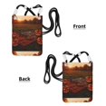 thumbnail image 3 of Multi-Color Cross-Body Handbag 8.27×5.91in Waterproof, Scratch-Resistant And Odor-Free Detachable Shoulder Strap Autumn Picnic, 3 of 5