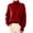 Red, variant on CAIXIA Sweaters For Women Cowl Neck Solid Long Sleeve Pullover Tops Basic Clothes Warm Shirts Daily Work Outfits Fall Winter Clothes,Khaki