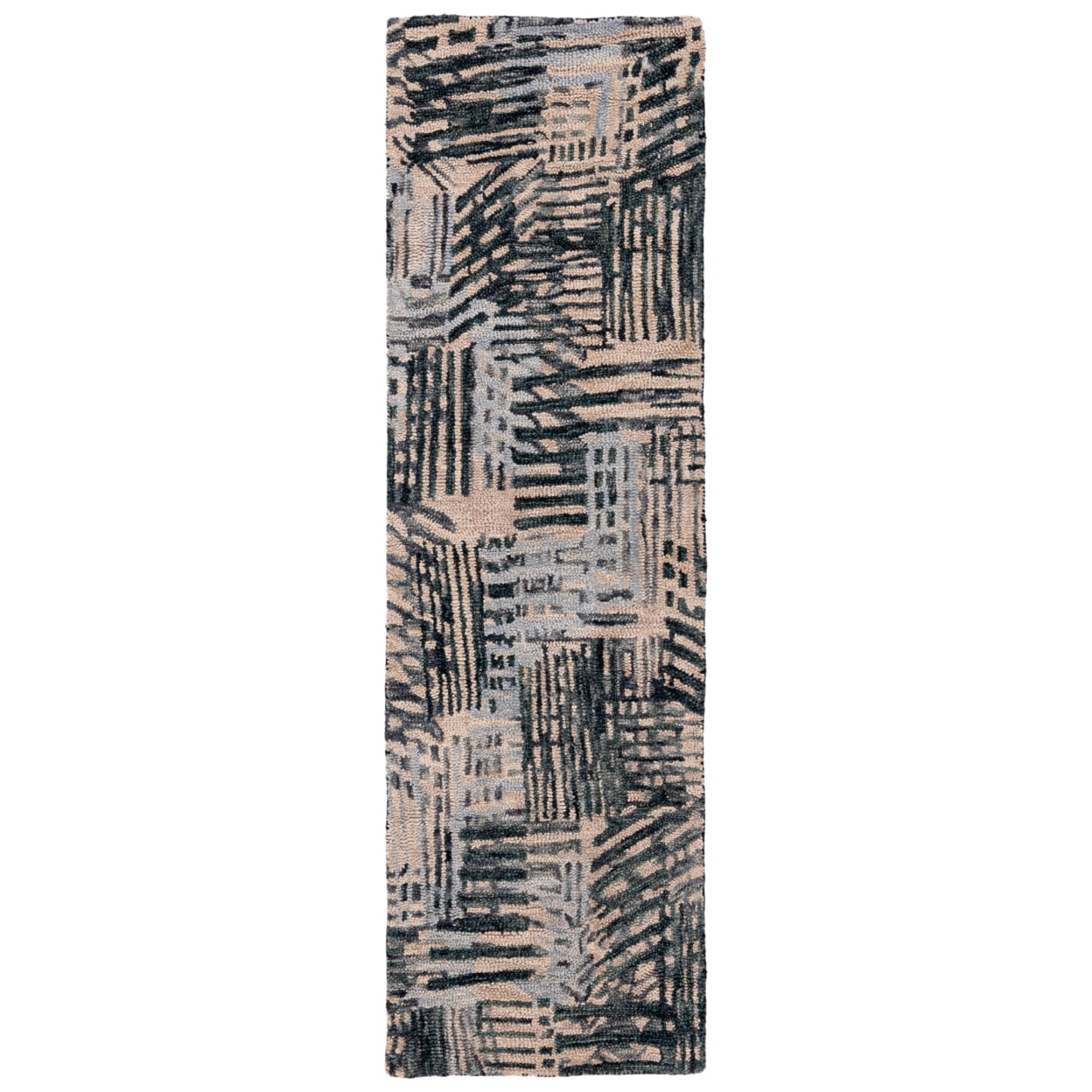 SAFAVIEH Rodeo Drive Alaois Abstract Area Rug, Black/Ivory, 8' x 10'