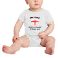 thumbnail image 2 of I'm Proof Mommy Can't Resist Georgian Guys Baby Romper Bodysuit For Boy Girl (White, 0-3 Months), 2 of 5