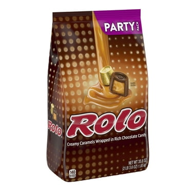 Rolo Rich Chocolate Caramels Candy, Party Pack 35.6 oz