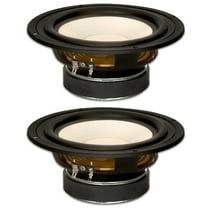 2 Goldwood Sound GW-S650/4 Poly Cone 6.5" Woofers 170 Watts each 4ohm Replacement Speakers