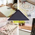 thumbnail image 6 of Rug Tape, 8Pcs Double Sided Non Slip Reusable Rug Stopper, Washable for Hardwood, Tile, Carpets, Floor Mats, Wall (Black), 6 of 7