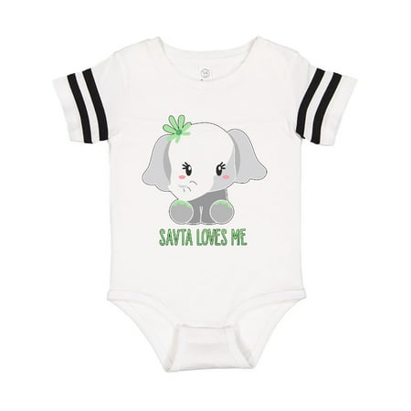 

Inktastic Savta Loves Me- cute elephant Gift Baby Boy or Baby Girl Bodysuit