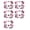 Children s model-pink camouflage, variant on 5Pieces Elastic Face Muscle Patches Secure Skiing Hiking Breathable Warmth Cotton Blend Fabric Ideal Long Wear