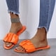 thumbnail image 5 of Sandalias Mujer Zapatillas planas Punta abierta Cómoda Playa Zapatos romanos Flip Flop Wmkox8yii hj789, 5 of 8