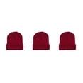 thumbnail image 3 of Minnieouse Beanie Caps Cuffed Knitted Uisex Hat Warmer Protection Skullies Headwear Brimless Accesorios para el cabello Invierno deep red Type1 NO1 Minnieouse CBP300261, 3 of 6