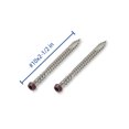 thumbnail image 3 of Tornillos YYL FASTENER de acero inoxidable #10 x 2,5 cm para madera, 3 of 5