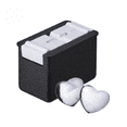 thumbnail image 1 of Transparent Ice Ball Maker PP Silicone Recyclable Spherical Cubes Tray Freezer Makers Mold Making Tools Crystal, 1 of 4