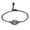 Black Letter A, variant on Initial Oval Bracelets for Women Name Alphabet Stainless Steel Personalized Statement Simple Elegant Jewelry Silver Letter D