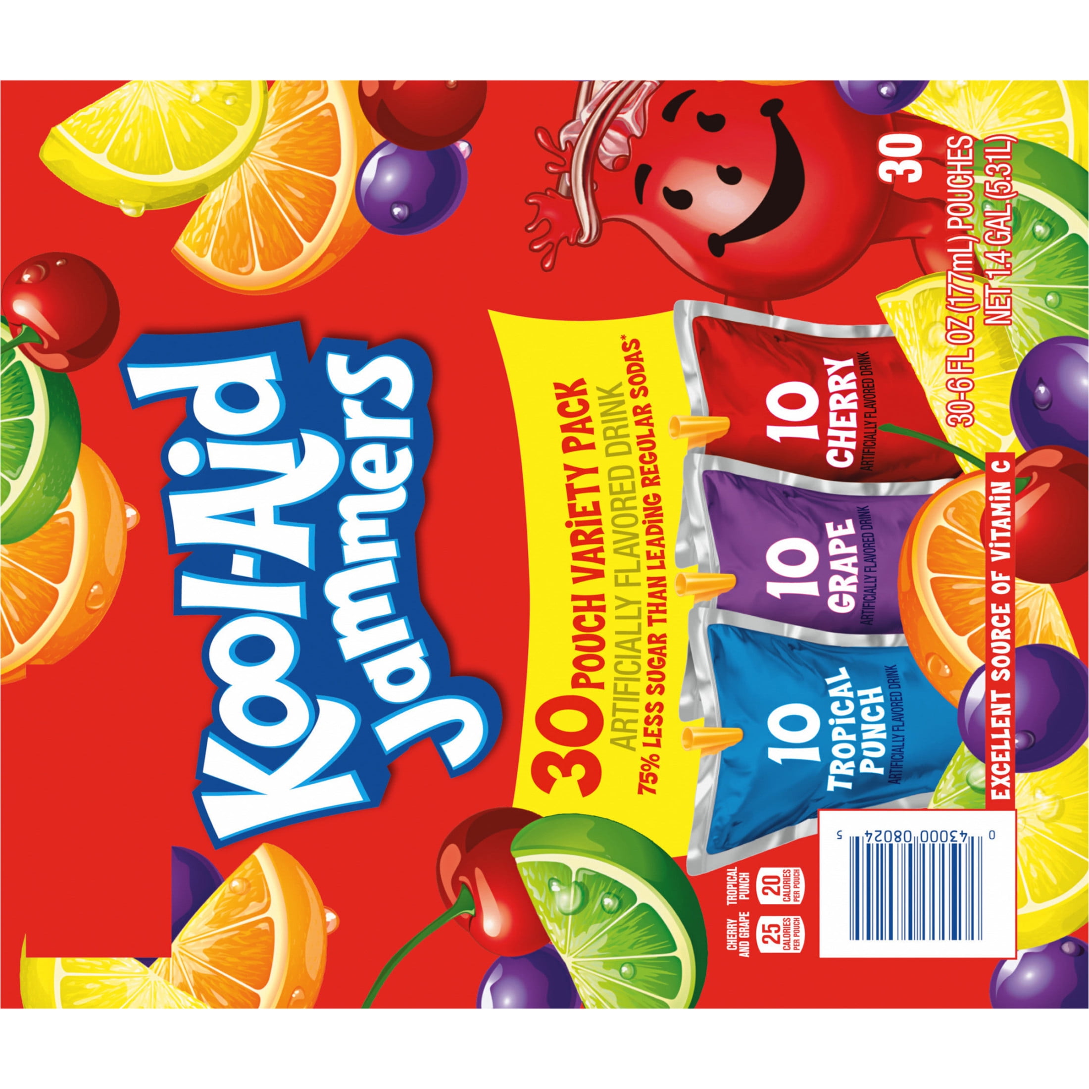 Kool-Aid Artificially Flavored Juice Box Pouches with Fruit