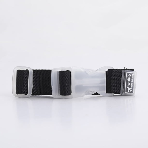 Correa de Equipaje Ajustable, Cinturones de Empaque, Correas para Maleta de Viaje con Hebilla, Cinturón de Sujeción para Equipaje Resistente 30 x 2.5 cm para Viajes y Organización.