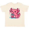 thumbnail image 3 of Inktastic Summer Axolotl Boys or Girls Toddler T-Shirt, 3 of 5