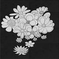 thumbnail image 1 of Ahgly Company Machine Washable Indoor Square Transitional Night Black Area Rugs, 4' Square, 1 of 7