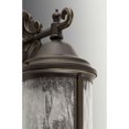 thumbnail image 4 of Progress Ashmore 3-Light Outdoor Wall Lantern in Textured Black, 17"H, 4 of 5