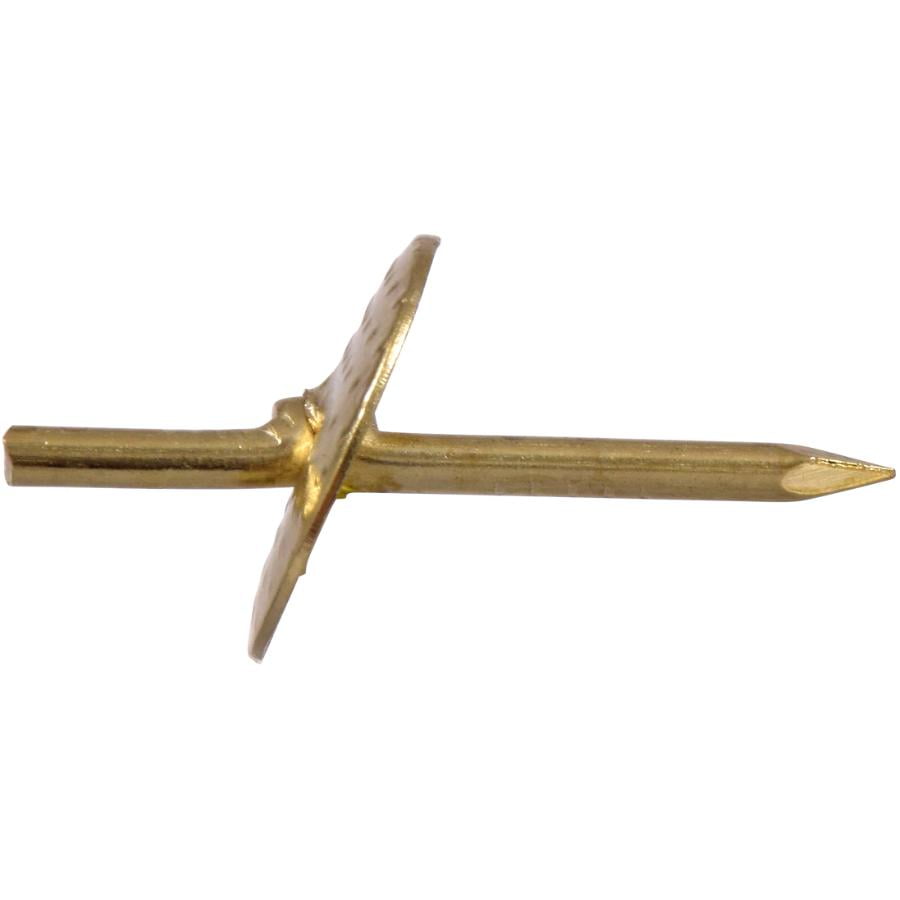 Hillman AnchorWire Brass-Plated One Piece Quick Hanger 40 lb 4 pk Hillman AnchorWire Brass-Plated One Piece Quick Hanger 40 lb 4 pk