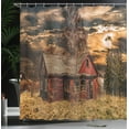 thumbnail image 4 of Ambesonne Scenery Shower Curtain, Horror Movie Theme, 69"Wx75"L, Multicolor, 4 of 5