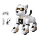 thumbnail image 3 of Juguete para perro robot, juguete electrónico para mascotas, perro mecánico eléctrico con detección de gestos, juguete para cachorros con control oro, 3 of 9