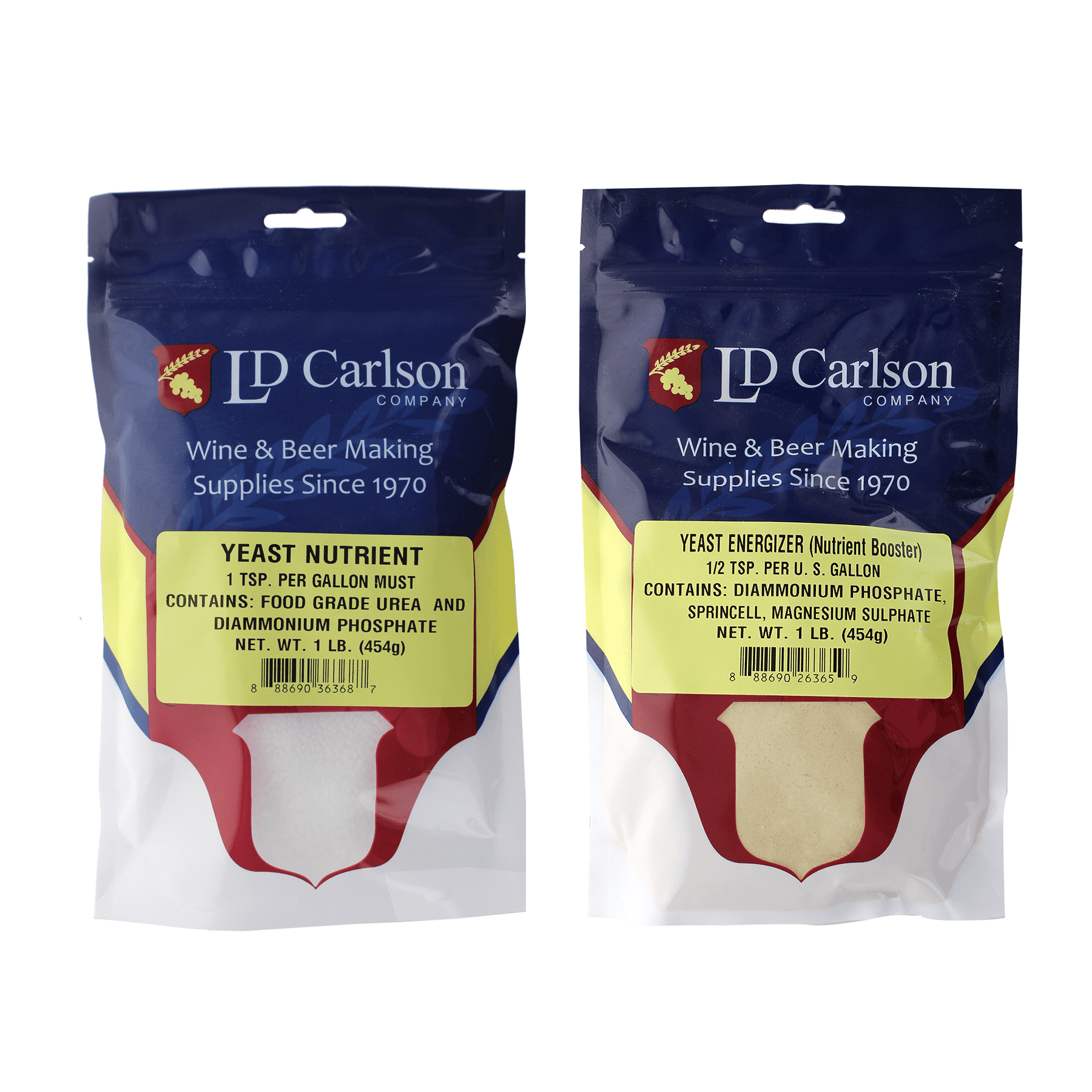 Yeast Nutrient and Energizer Combination Pack  One Pound Each (Large)