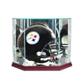 thumbnail image 1 of Perfect Cases FBHO-C Octagon Full Size Football Helmet Display Case, Cherry, 1 of 1