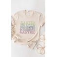 thumbnail image 4 of Pastel Happy Easter Echo Graphic Tee T-Shirt, 4 of 5
