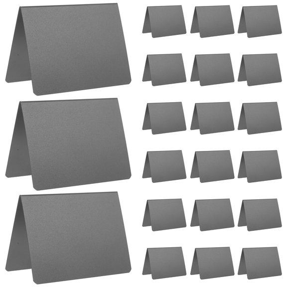 WEUVEB 30Ud Chalkboard Menu Display Negro Con Soporte Estable Para Uso En Cafeterías