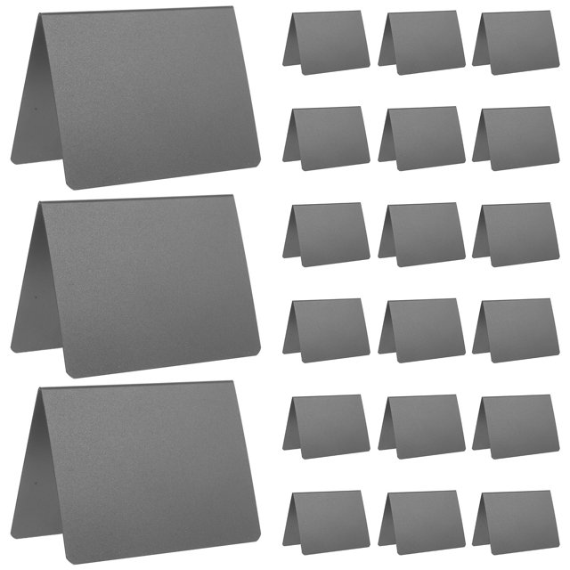 WEUVEB 30Ud Chalkboard Menu Display Negro Con Soporte Estable Para Uso En Cafeterías