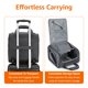 thumbnail image 3 of Equipaje de mano acolchado negro de 14 pulgadas para debajo del asiento de Amazon Basics, 3 of 6