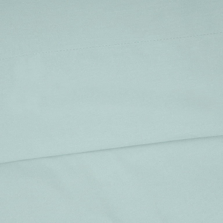 Mainstays 300 Thread Count Easy Care Percale Bed Sheet Set, Queen, Blue  Cove, 4 Piece 