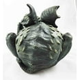 thumbnail image 2 of Large Funny Toad Gargoyle Statue Peekabo Figurine, 2 of 3