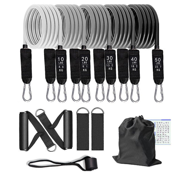 Holocky 150 Lbs Exercise Resistance Bands Set Home Workout Resistance