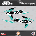 thumbnail image 2 of Kalair GFX Graphics Kit for KTM Enduro 2-Stroke 125 XC, 250 XC and 300 XC (2019-2022) Coil Series, 2 of 5
