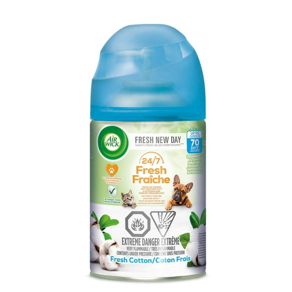 Air Wick Freshmatic 0+1 Fresh New Day, Coton Frais 175 g