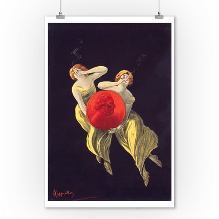 Cigarillos Mitre (silk) Vintage Poster (artist: Cappiello, Leonetto) France c. 1909 (9x12 Art Print, Wall Decor Travel