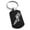 Black, variant on Stainless Steel Engraved Dog Tag Celtic Keychain Keyring