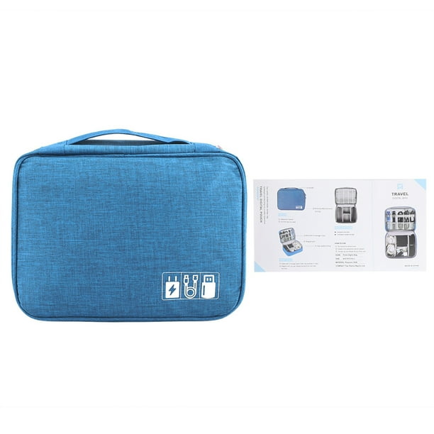 Bolsa De Almacenamiento De Accesorios Electrónicos, Banco De Almacenamiento De Banco De Energía, Para Cable USB De Dispositivo Digital De Auriculares De Banco De Energía ANGGREK FBJY13