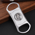 thumbnail image 3 of Cortador de cigarros V-Cut con hoja de acero inoxidable, (plata), 3 of 4