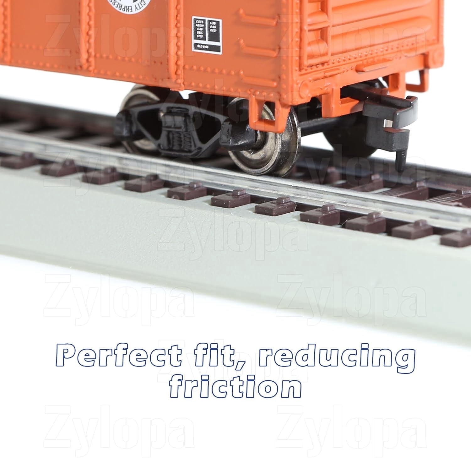 HO Scale Nickel Silver Track with Wood Ties – Set of 4 Realistic Model Railroad Tracks- R4 66701