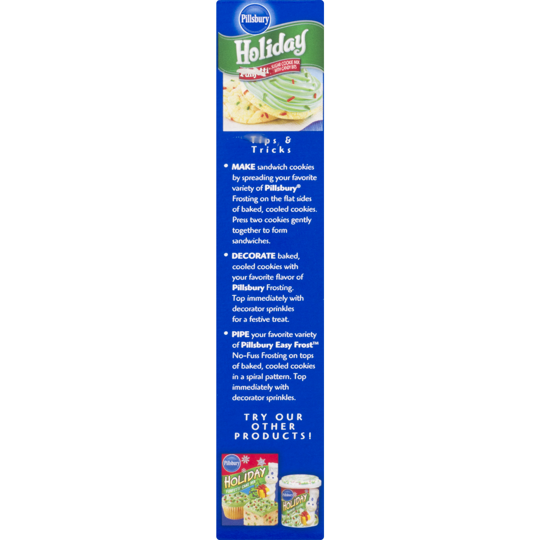 Pillsbury Holiday Funfetti Sugar Cookie Mix 17 5 Oz Walmart Com Walmart Com