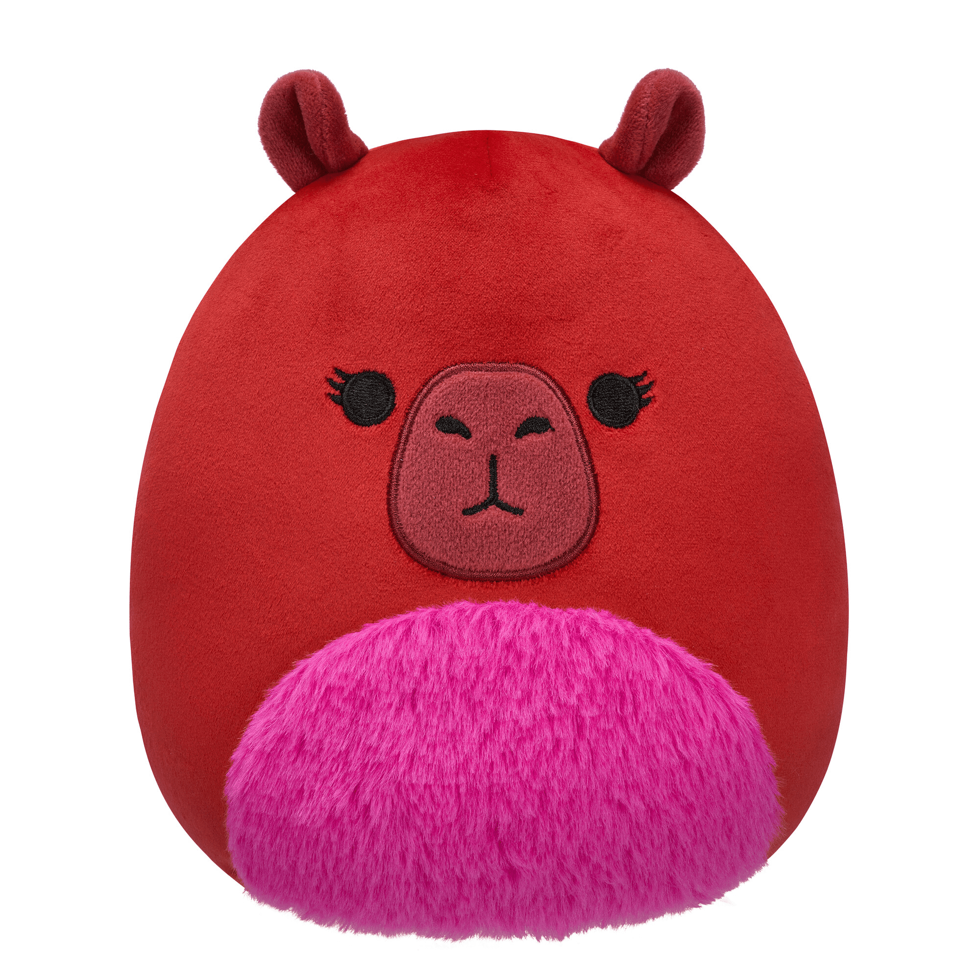 Squishmallows 7.5" Plush - Marcia the Maroon Capybara with Fuzzy Belly