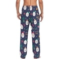 thumbnail image 2 of GZHJMY Christmas Santa Pajama Pants for Men, Lounge Pants Lightweight Men Pajama Bottoms with Drawstring Pockets, Christmas New Year Birthday Gifts, Medium, 2 of 6