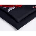 thumbnail image 7 of HIG 3D 3 Piece Red And White Rose Reactive Printed Comforter Set, Queen, 7 of 7