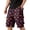 Dark Purple, variant on GrmtClth Halloween print shorts for men Spooky Pumpkin Casual Short Pants Quick Dry Adjustable Drawstring Utility Short Trousers Outdoor Fun Party Clothing Dark Gray L